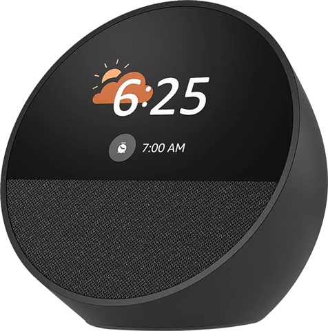 Amazon echo spot ブラック Amazon Echo Spot Smart Alarm Clock with Charging Stand